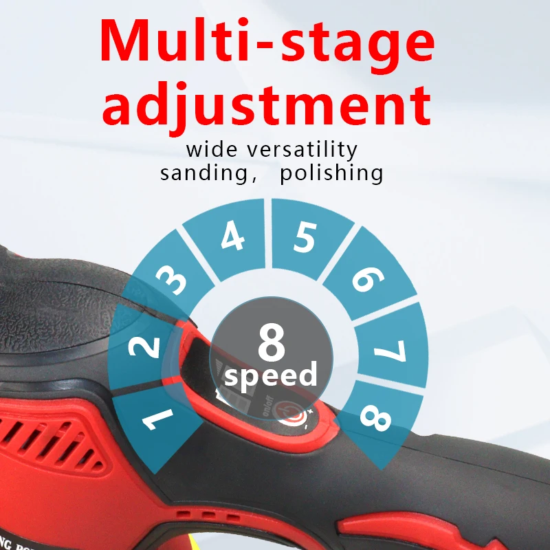 New Design Car Polishing Machine  And Free Matching Of Accessories Lithium-ion Battery Machine