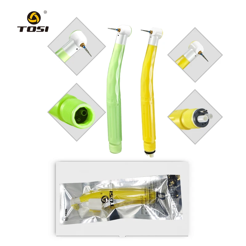 TX-122N стоматологический одноразовый наконечник TOSI Зеленый Желтый/Высокоскоростной противоинфекционный наконечник для личного использования/наконечник для воздушной турбины