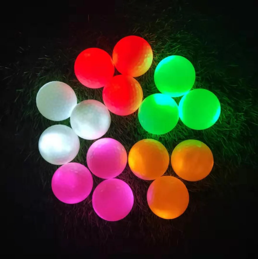 GOLF BALL Manufacturer direct selling golf products brighten long flash LED Night GOLF ball
