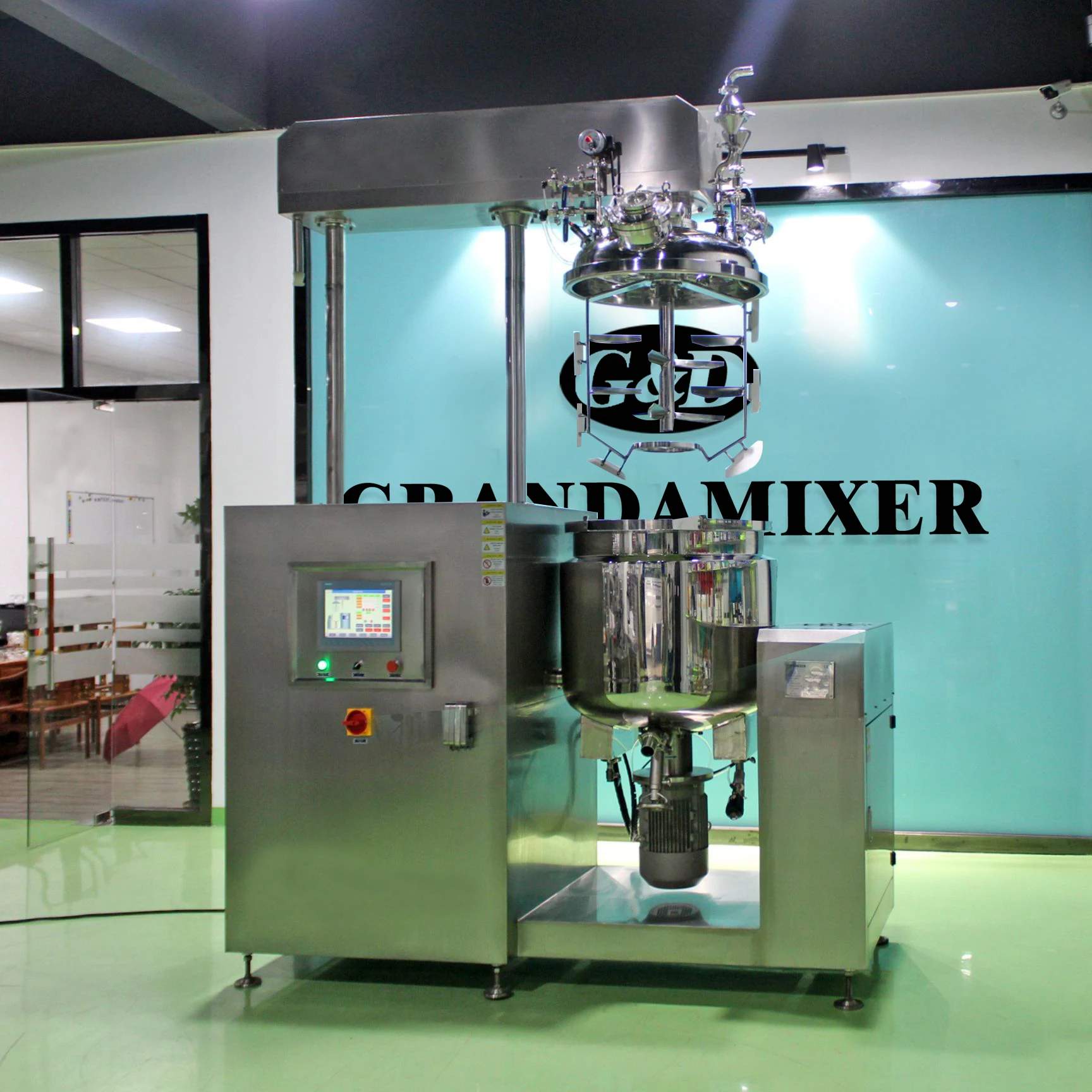 50 L 1000 L 1500 L Vacuum Electric Mixer Cooker Pan Agitator Cook Boil Pot Jacketed Machine