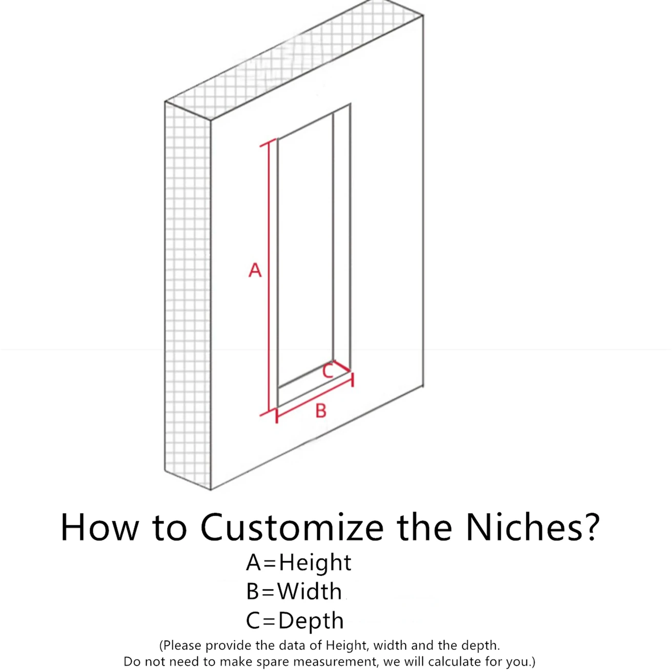 304 stainless steel recessed shower niches shelves systems wall niche tile insert