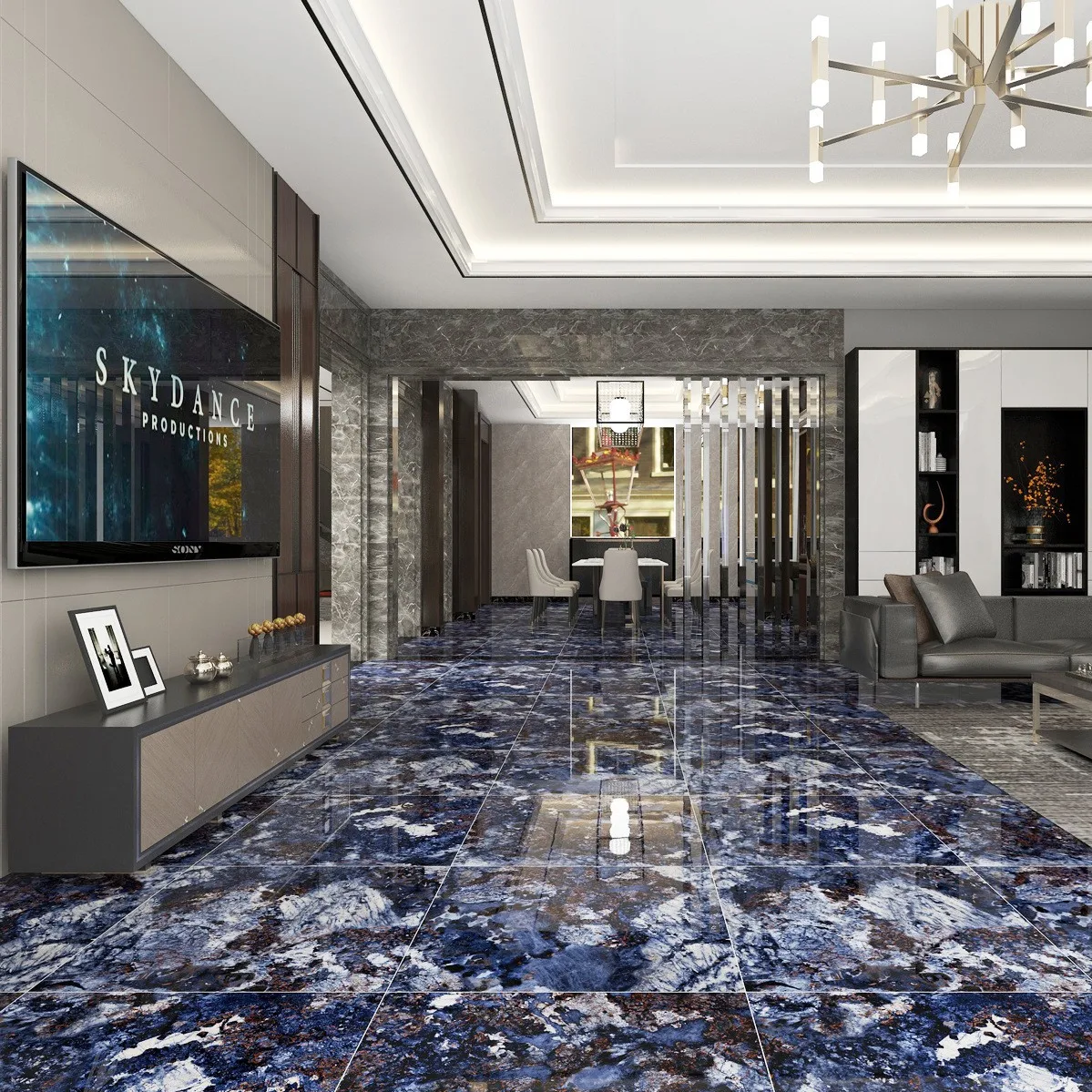 60x120 Travertine design Chinese porcelain facade tile prices