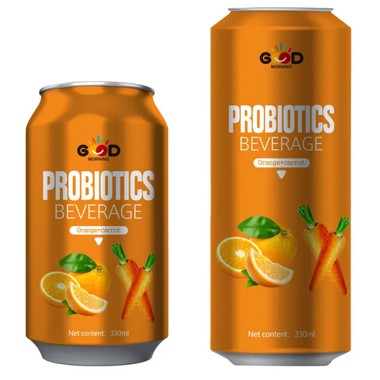new label HALAL BRC certification probiotics fruit&vegetable juice drink 330ml