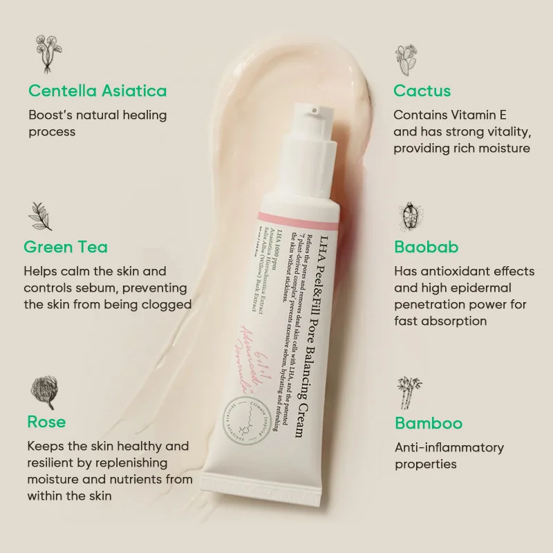 Korean Cosmetic Whitening Cream Exfoliation Tightening Skin Shrinking Pores Face Care Skin Care Face Cream