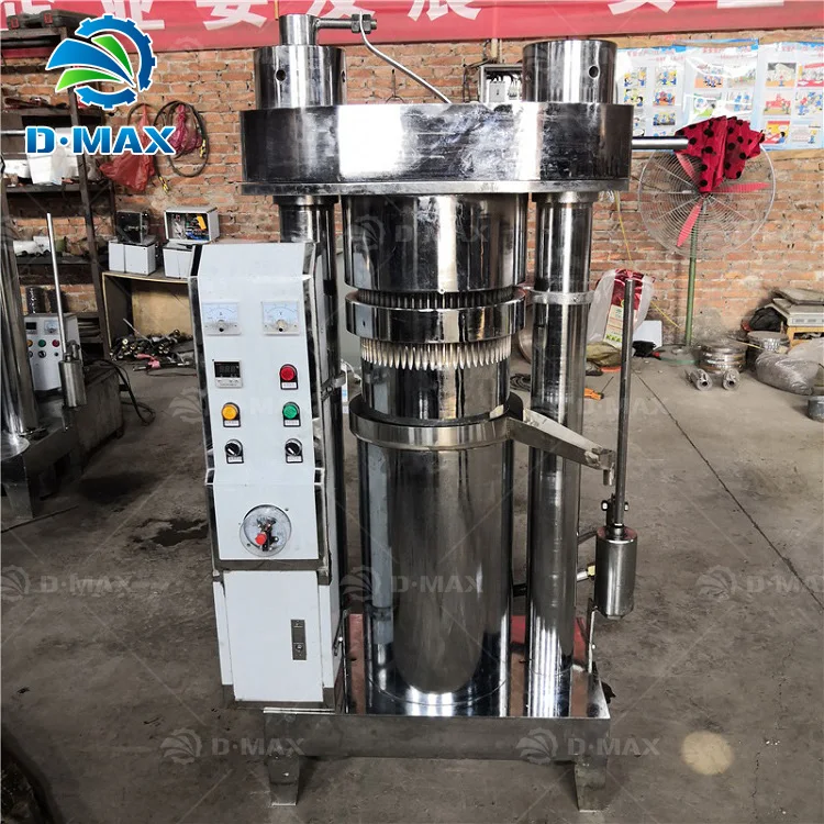 Large Capacity Horizontal Hydraulic Hydraulic Castor Walnut Oil Pressing Machine