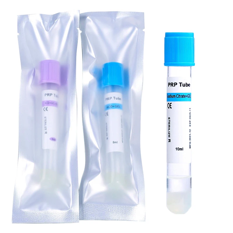 Factory Supplier 10ml Pure PRP Ha Tube acd gel biotin Sodium Citrate for prp centrifuge Wholesale price