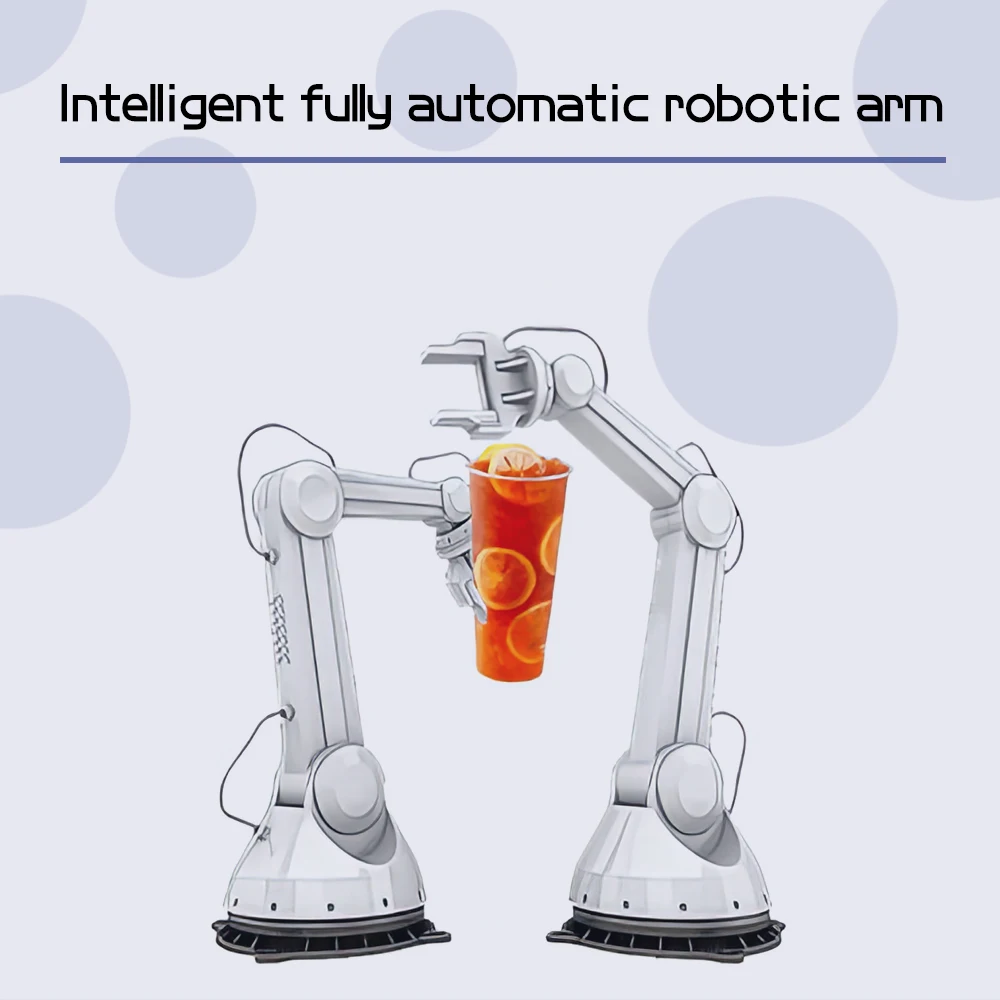 Bubble Tea Robotic Vending Machine Multi Function 3in1 Vending Machine for Shopping Market