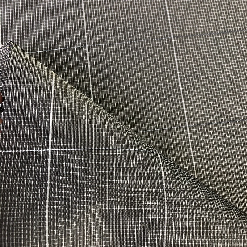 Высококачественная клетчатая светоотражающая ткань из 100% полиэстера 50*75 ден для одежды