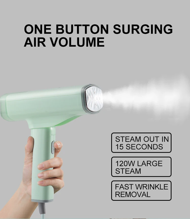 Good Quality OEM 1200W 100ML Portable Travel Mini Handheld Garment Steamers With Stainless Steel Head