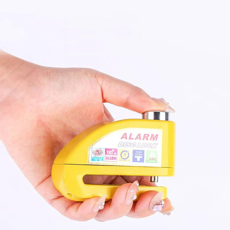 Bicycle And Motorcycle Disc Brake Lock Alarm Waterproof Anti-theft Lock Cable