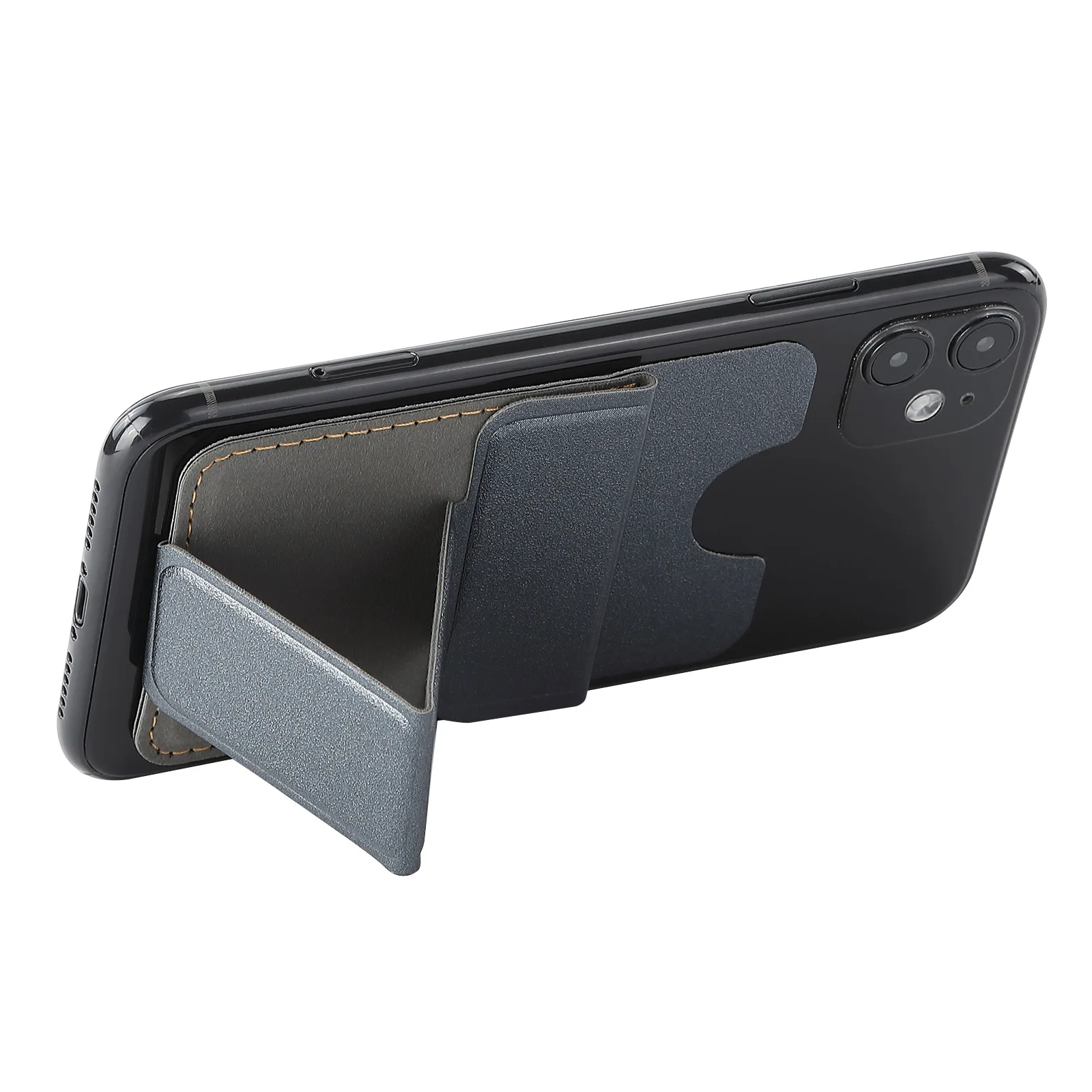 Mag safe Wallet Magnetic adhesive Leather Stand for Phones Credit Cards Holder Kickstand Phone Grips for all smartphones