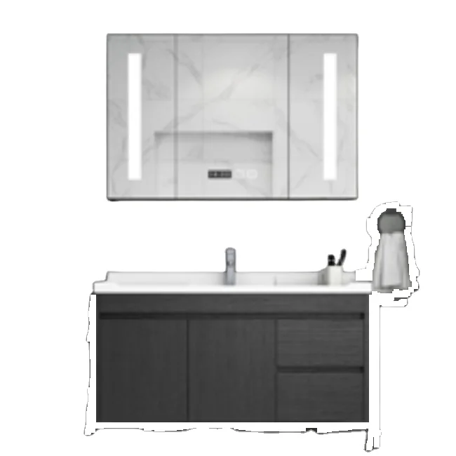 Wall Vanity Cabinets Corner Mounted Wooden Bathroom Bedroom Cabinet Shelf Storages