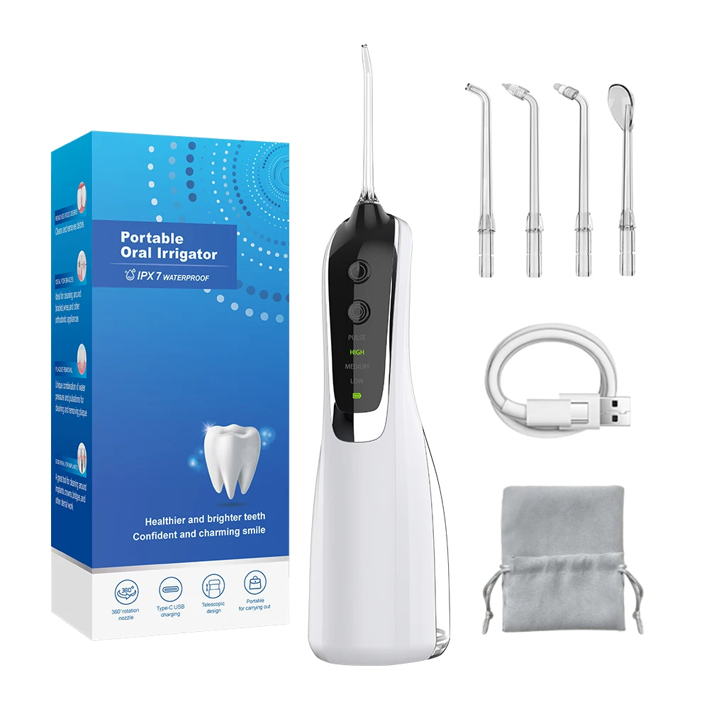 Wholesale Custom Water Flosser Cheap OEM/OEM Teeth Cleaning Dental Device Portable IPX7 Waterproof Jet Oral Irrigator Water Pick