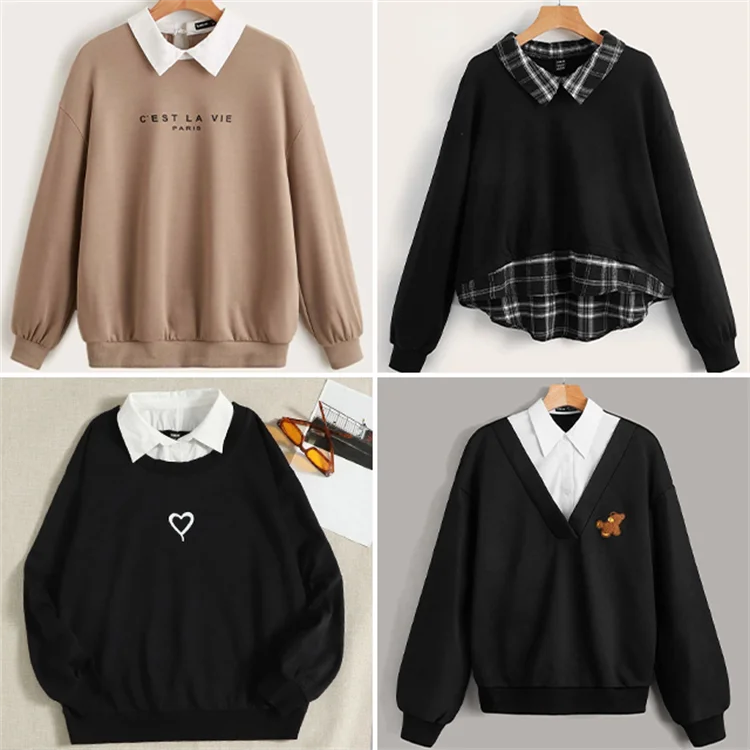 Women Bales Hoodie Sweat Shirt Stock Clothes Mixed Bulk-items Wholesale Clothing Stock