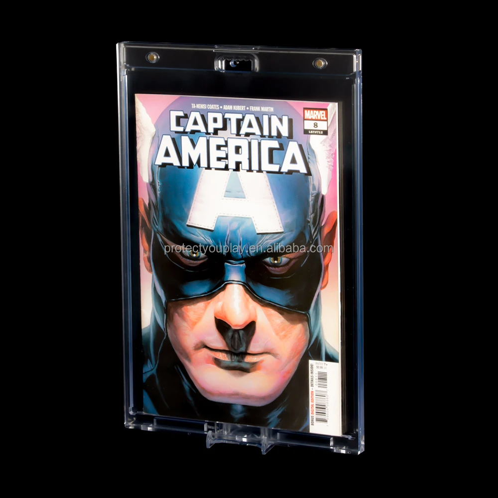 Comic One Touch Magnetic Holder for Current / Silver Size Comic Book Protector Display Slab Case UV Protection