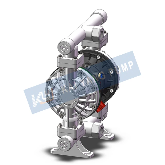 KYQ25LS Water Diaphragm Pump Low Pressure PP Pneumatic Used To Transport Mud Pottery Pulp And Other Ceramic Raw Materials