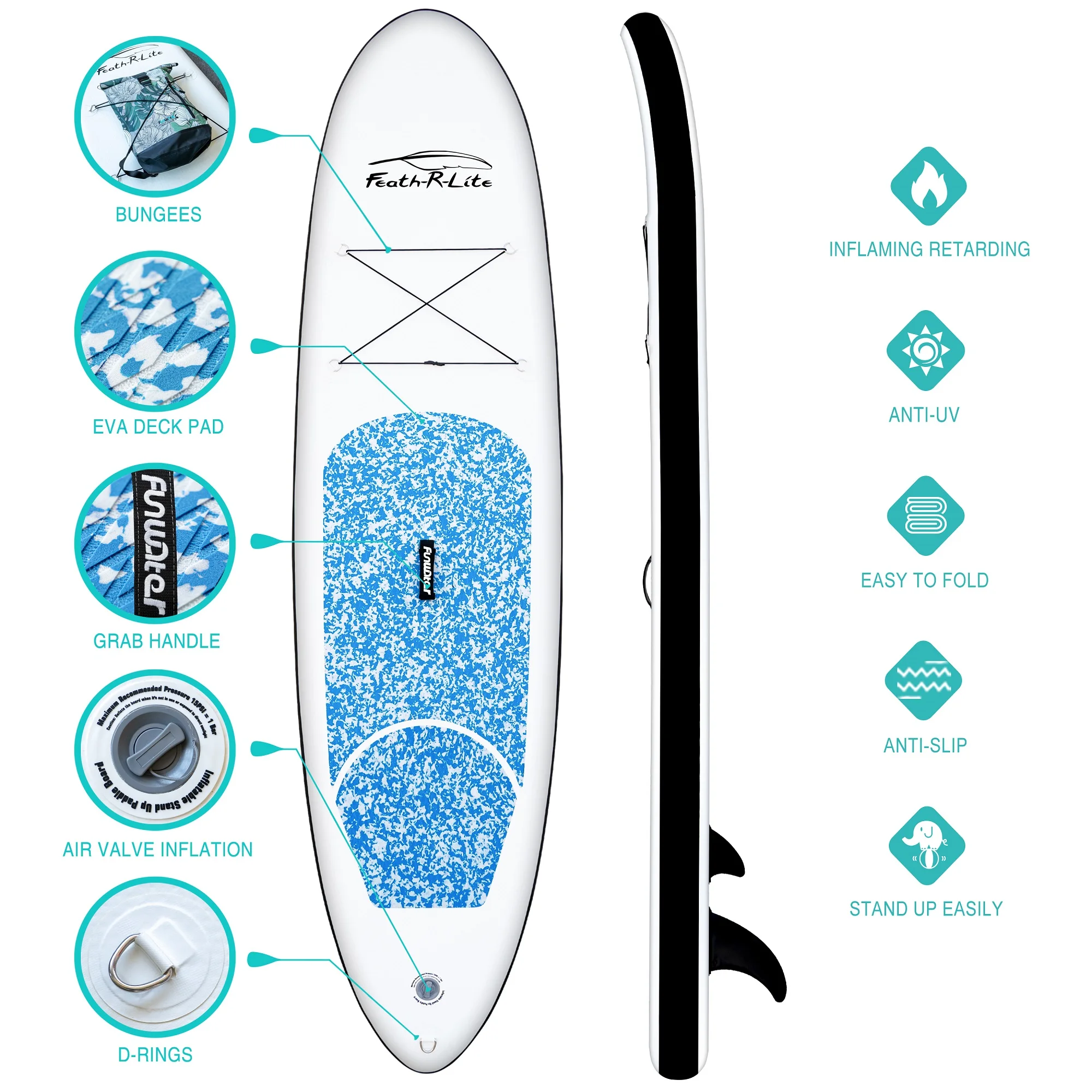 Australia Free Shipping Dropshipping Factory Supply inflatable paddle board boat wakeboard gladiator sup board longboard fin