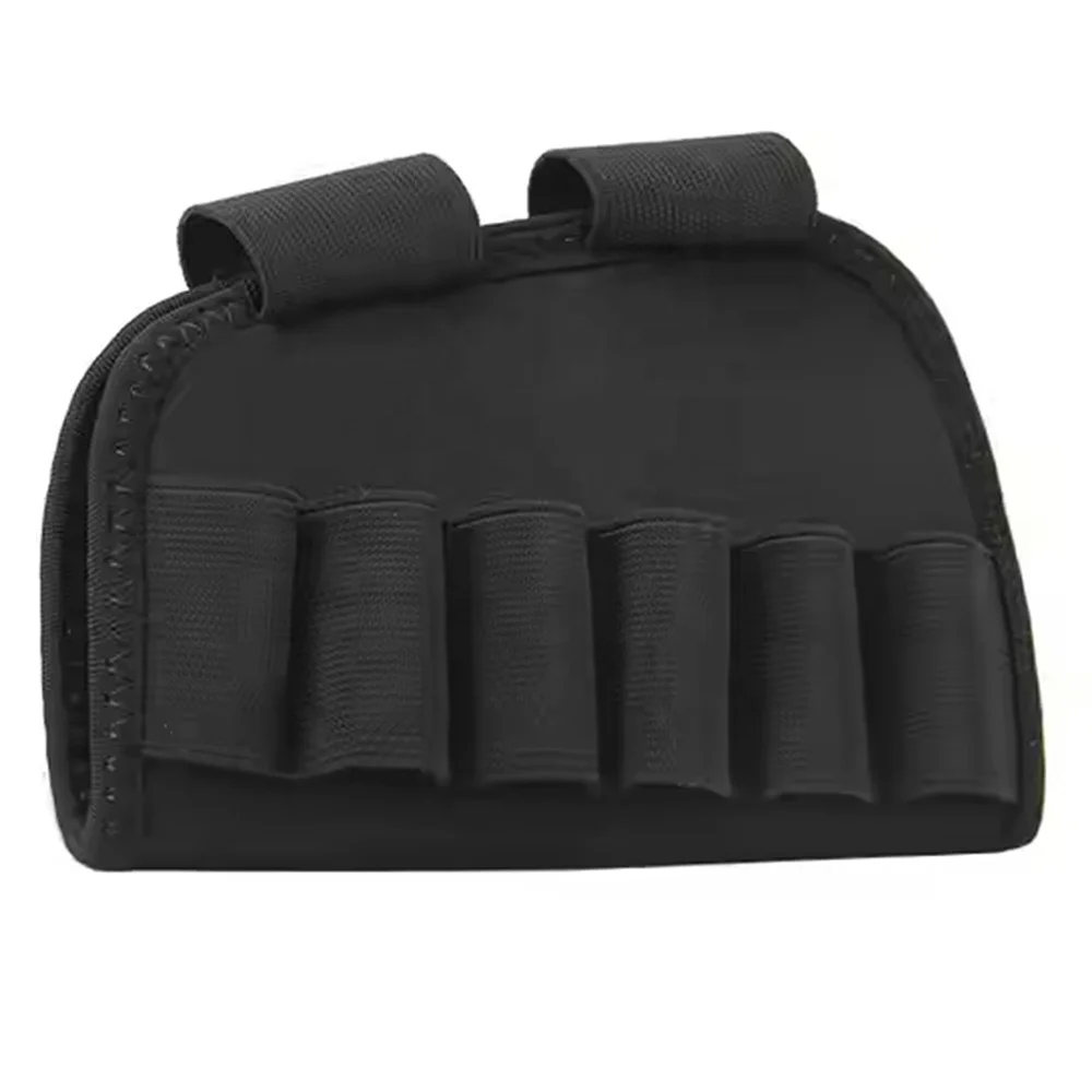 High quality neoprene tactical hunting ammo bag 6 bullet hole butt shell bag suitable for outdoor hunting shooting sports