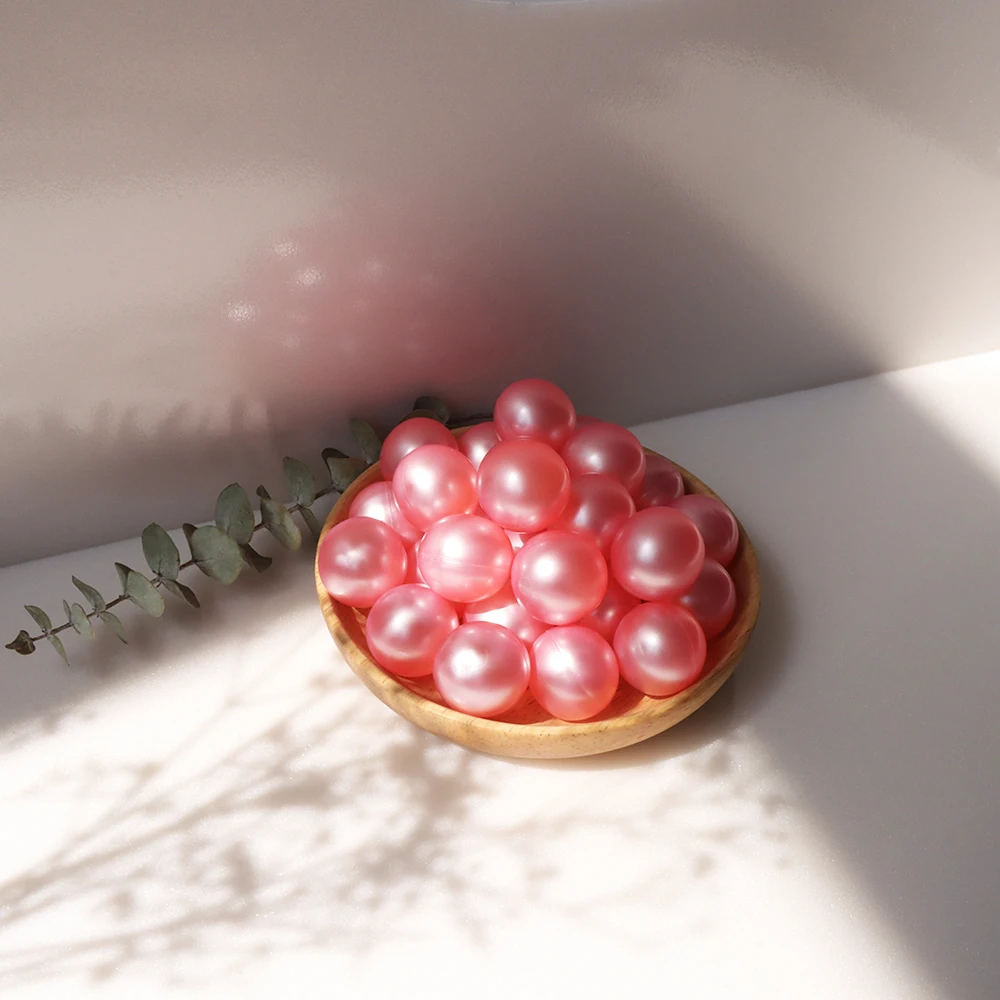 Wholesale Seaweed Rose Coconut Spa Bath Beads Moisturizing Essential Oil Pearl Bath Bead Dry Skin Wholesale Essential Bath Beads