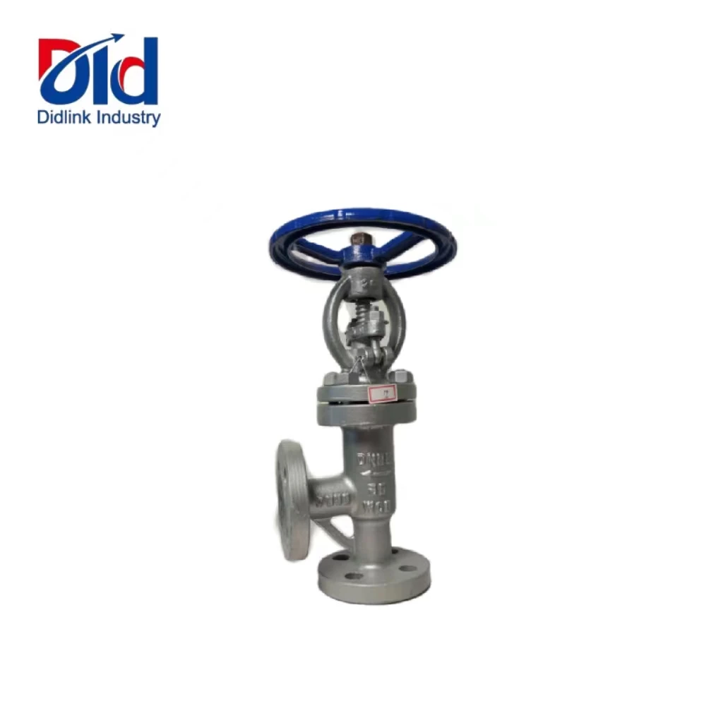 High quality bellow seal globe valve Shut Off Valve Steam stainless Steel Flange DIN PN16 bellow Globe Valve