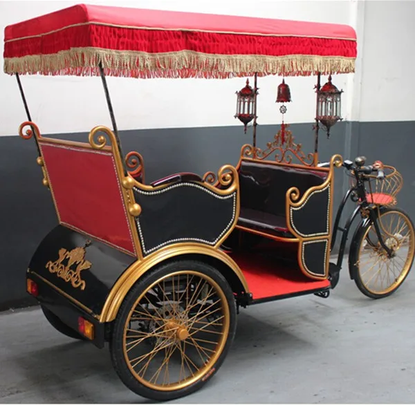 
 3 колеса пассажиров электрическая велорикша Дизайнерская обувь в стиле ретро; Хит продаж для живописного Сделано в Китае  