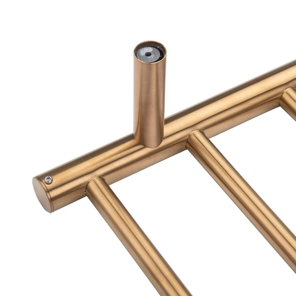 TARRIOU 8 Bar Towel Drying Ladder Rack Heated Towel Rail Gold For Sale