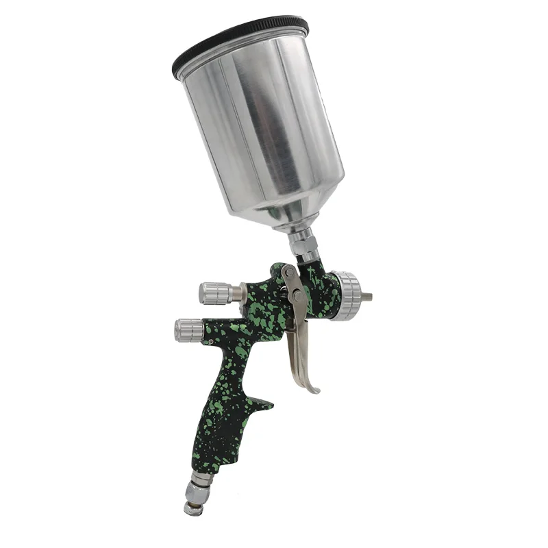 Manual Multi-functional repairable sprayable air pneumatic spray gun  painting mini with Metal Swivel Cup