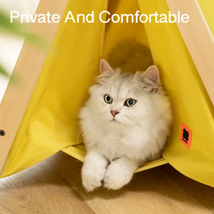 MewooFun Hot Sale Pets Supplies Pet Teepeee Comfort Tent Pet Tent House Cat Bed