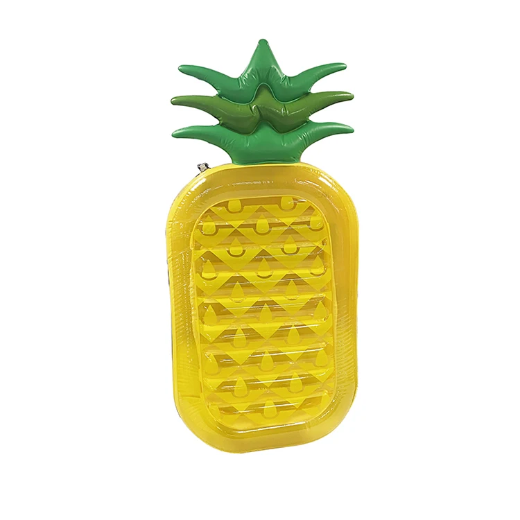 Inflatable Pineapple Pool Float Raft Large Outdoor Swimming Pool Inflatable Float Toy Floatie Lounge Toy