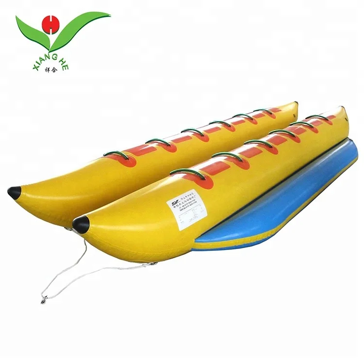 Factory Price Pvc Wholesale Inflatable Fly Fish Banana Boat Towable for Sale Can Hold 10 People Banana Boat