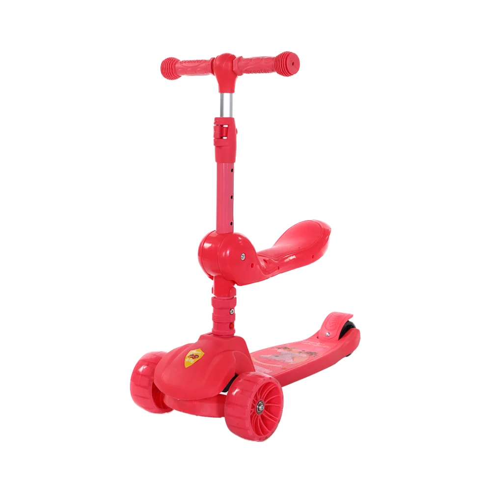 Cheap Wholesale Christmas Gift Girl Baby Ride On Toy New Fun Factory 3 Three Wheels Kick Toy Children Kids Scooters for Sale