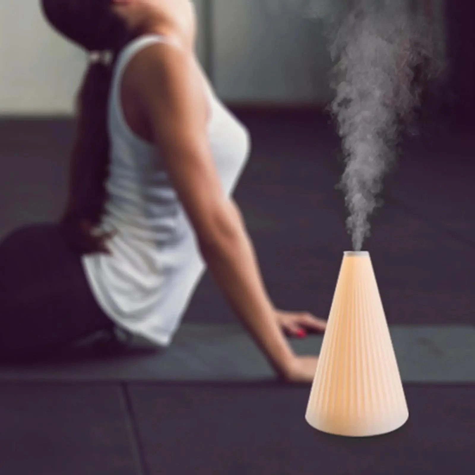 New product Portable Humidifier LED Air Humidifier Auto Shut Off for Bedroom humidifier diffuser aroma essential oil