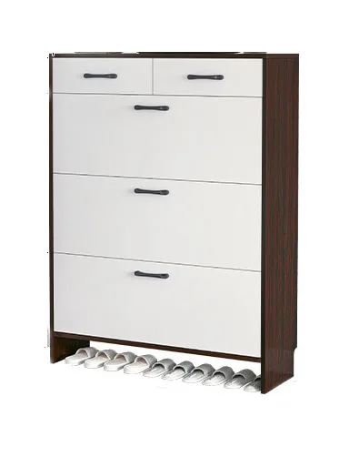 VIC Modern simple tip bucket type ultra-thin shoe cabinet household door into small household shoe rack