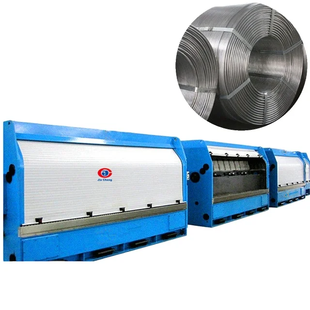 
rod breakdown drawing machine for two aluminium alloy wires with individual motor 