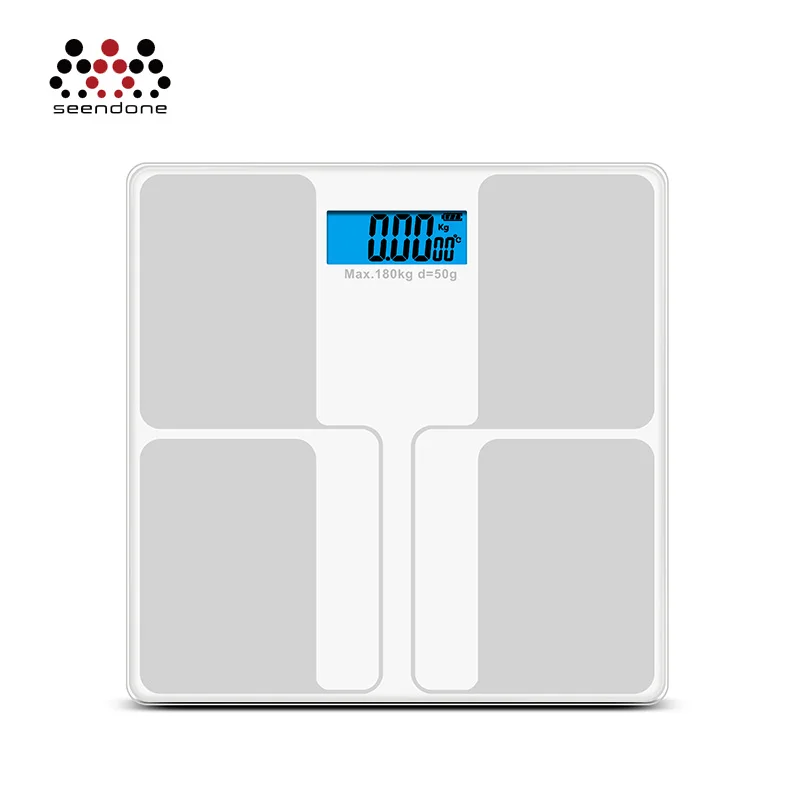 Bathroom Personal Digital Weighing Scale Kg Branded Bathroom Scale With Tempered Glass