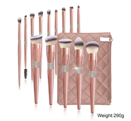 New Makeup Brush 14 Eye Shadow Eye Eye Shadow Makeup Tools Champagne Handle Makeup Brush Set