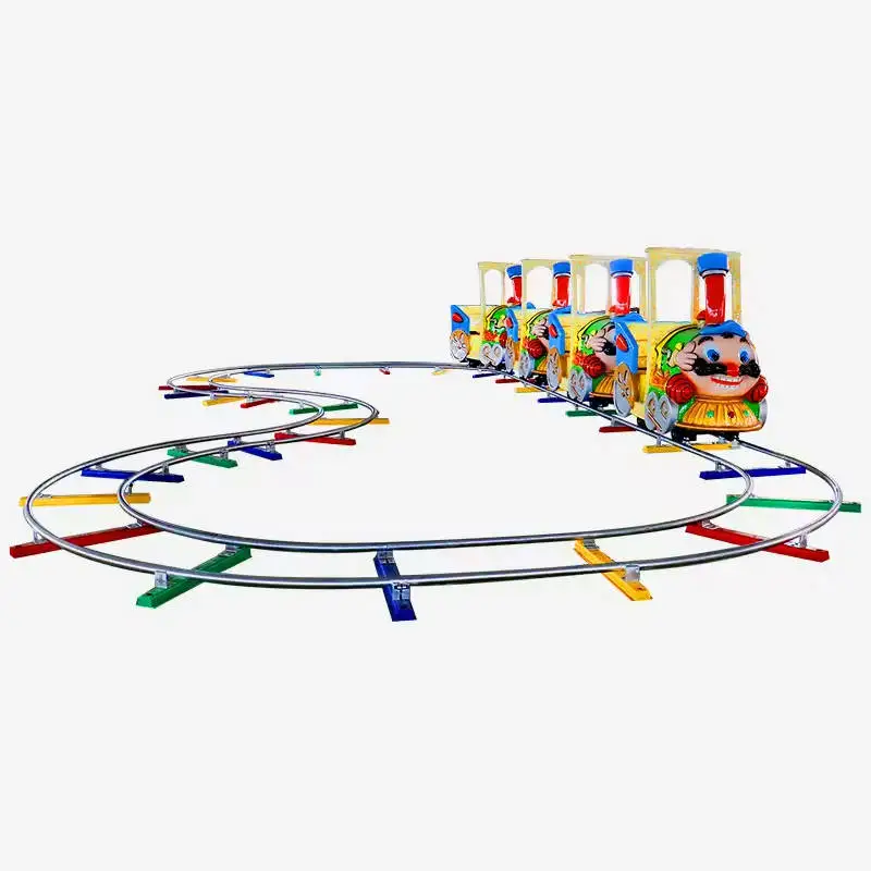 Factory production amusement park monorail attracts children Mini Pirate electric rail train sales