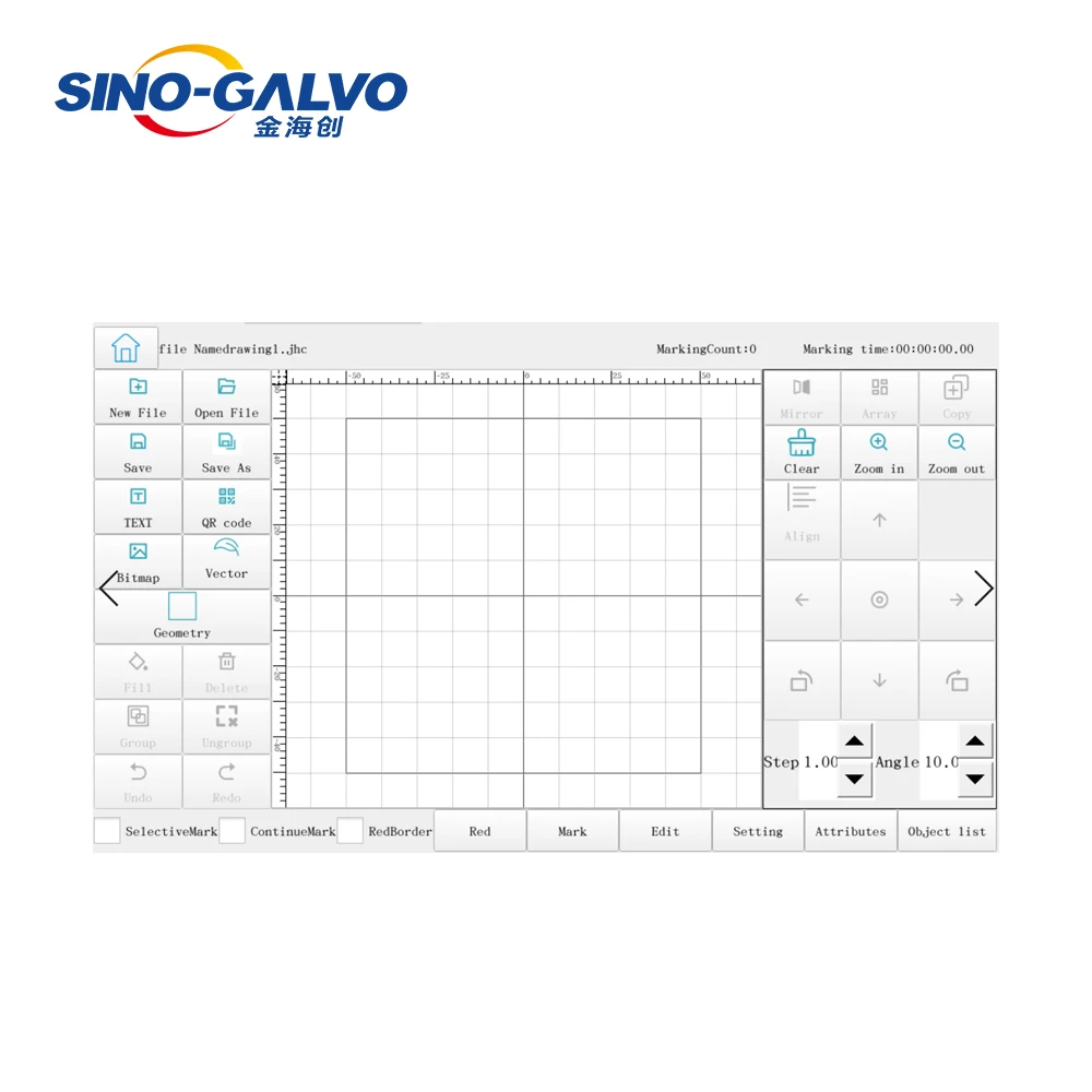 2022 Sino Galvo Handheld Fiber Laser Galvanometer Head Galvo Scanner for Laser Marking