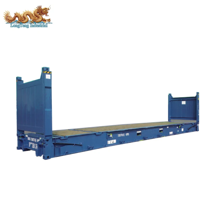 Б/у, 40-футовый плоский контейнер для перевозки, на продажу, со склада в Тяньцзине, Циндао, Шанхае, Гуанчжоу, Шэньчжэнь