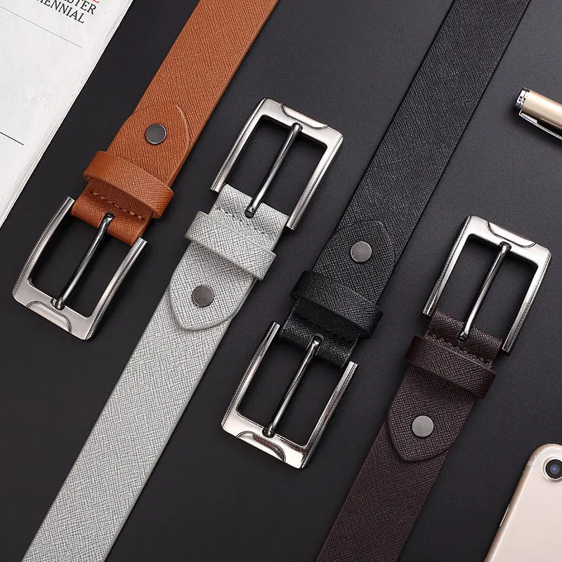 Ремни и аксессуары, модный ремень из воловьей кожи для джинсов, мужские деловые ремни из высококачественной кожи для молодых людей