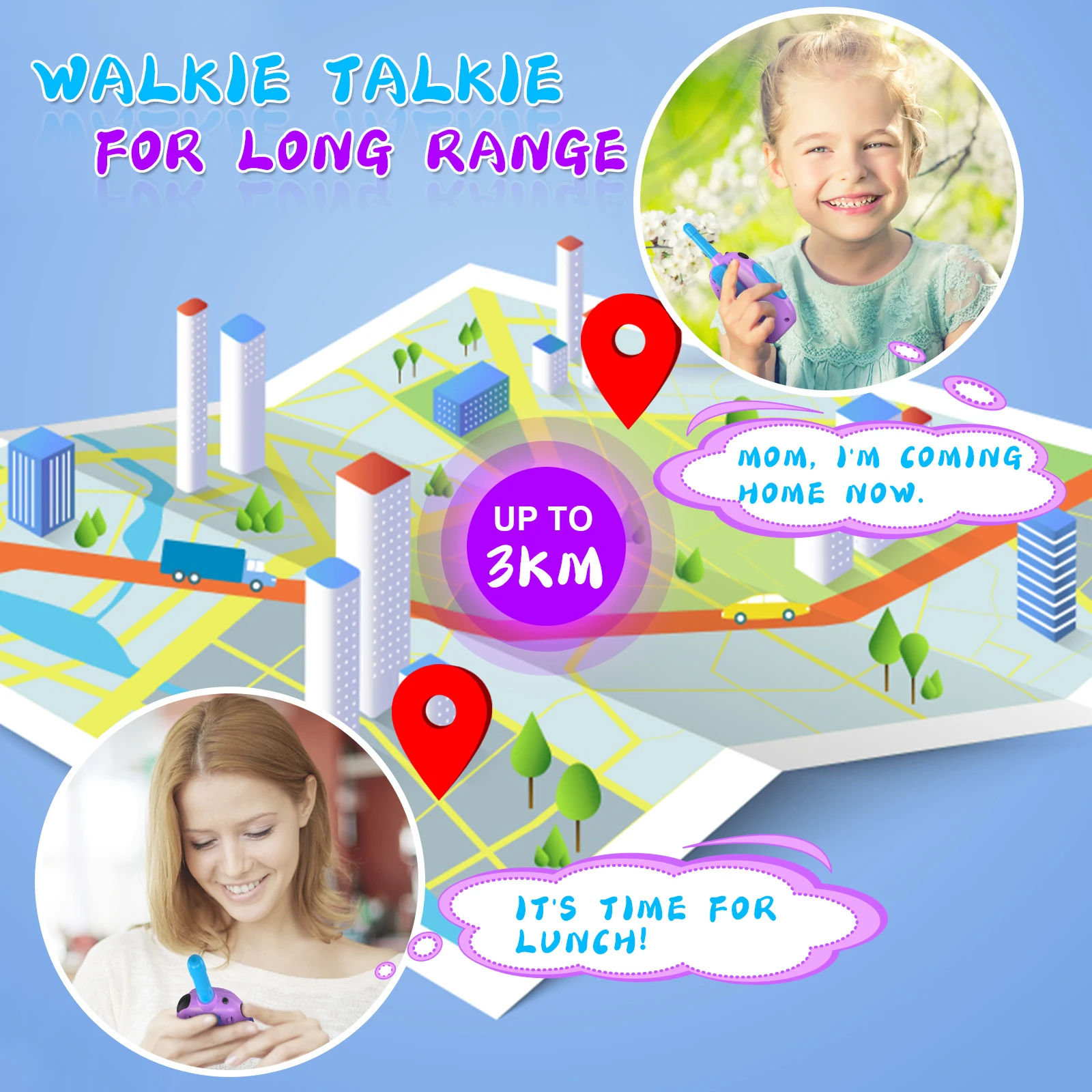2 way radio long range walkie talkie mobile phone camping walkie talkie for children