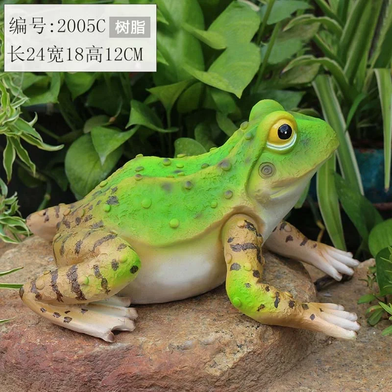 Outer outdoll Sculpture Yoga Frog Figurine resin decorative frogs Hand painted For Outdoor Decor Yard and Garden Lawn Decor