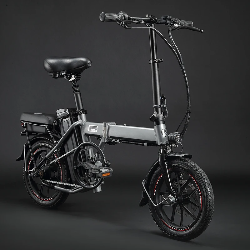 Китай оптовая продажа цена взрослый складной Eletrica Bicicleta 48v10.4ah мотор для е-байка фара электровелосипеда в Байк способный преодолевать Броды электрического велосипеда 14'