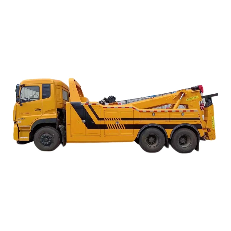 2024 Dongfeng 6x4 Heavy Duty Wrecker Truck Emergency Road Rescue Tow  Vehicle For Sale