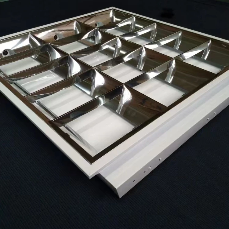 Встраиваемая решетчатая лампа T8 2x18 Вт 2x36 3x18 3x36 4x18 4x36 фитинг для жалюзи 2 фута 4 Флуоресцентный