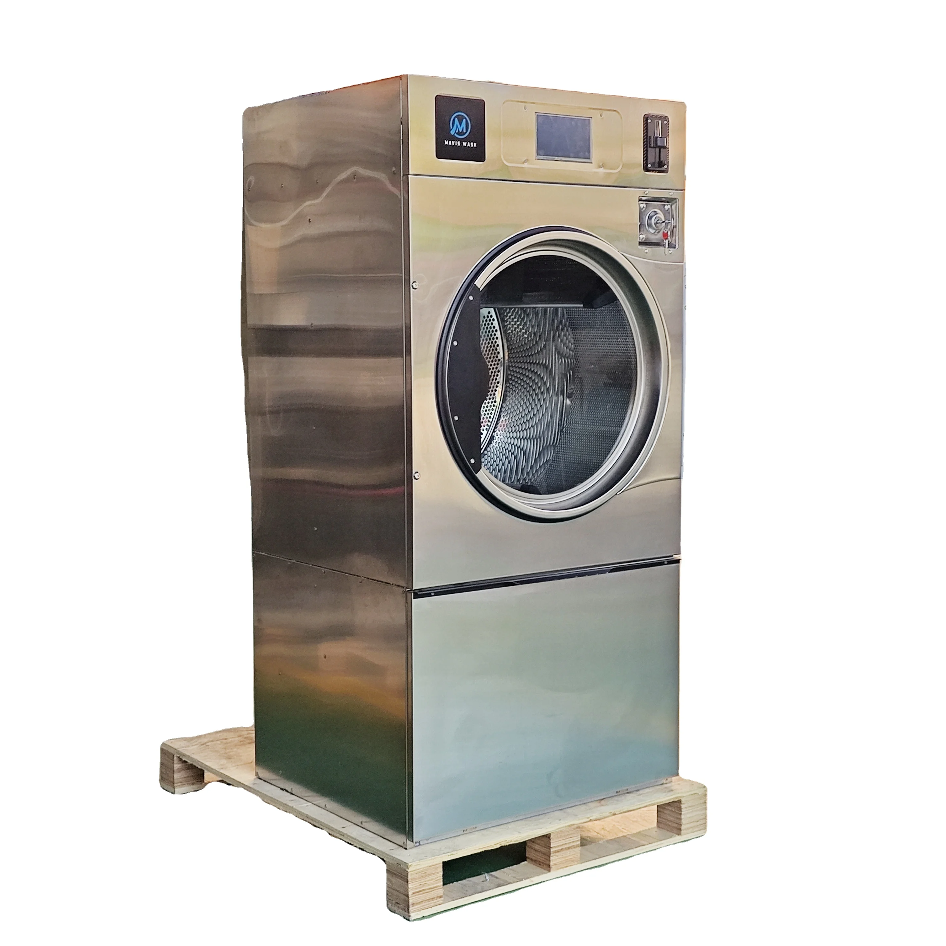 Gas Electric Heating Customizable Single Drum Dryer 22kg for Hotel University Laundry
