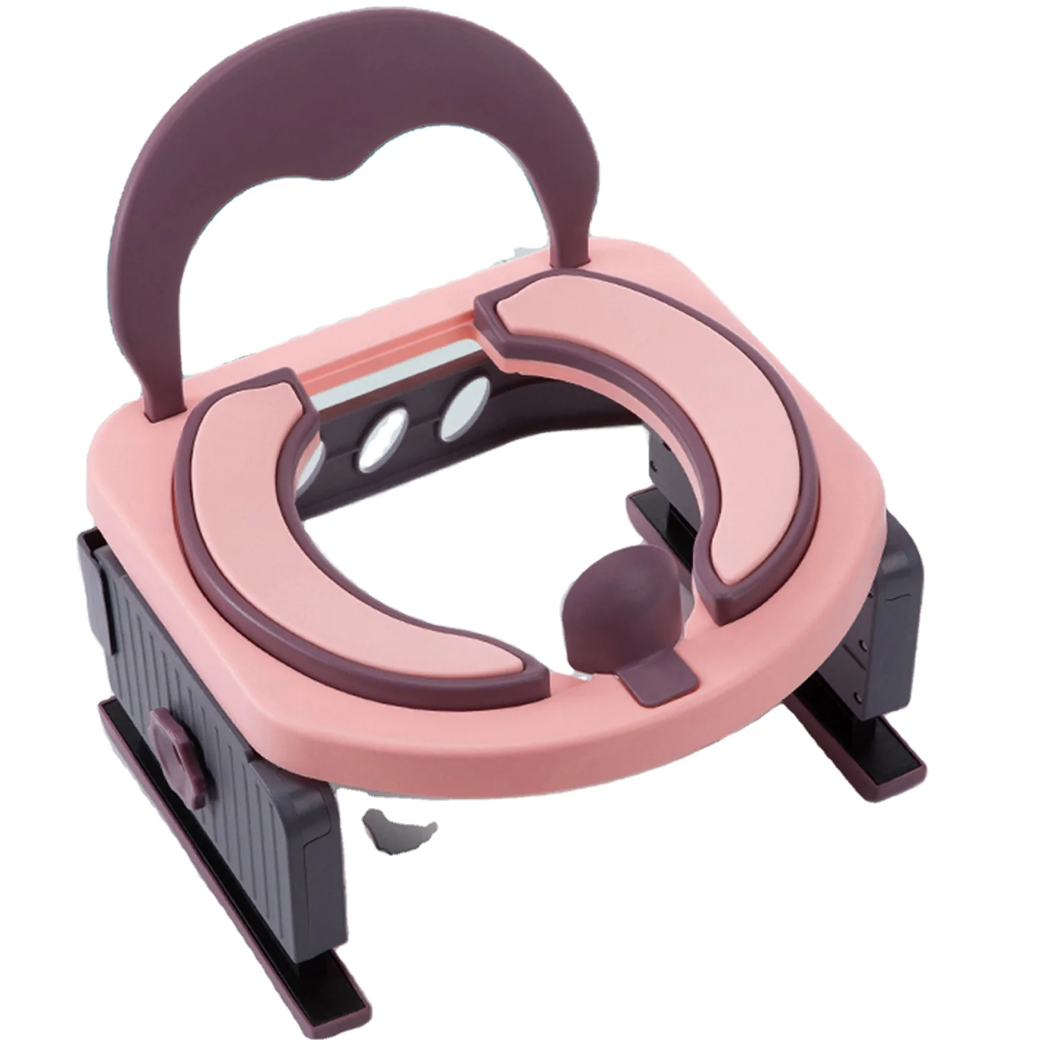 2021 New Folding Potty Training Toilet Seat with Non Slip Seat Pads Potty Toilet Stool for children and Adults