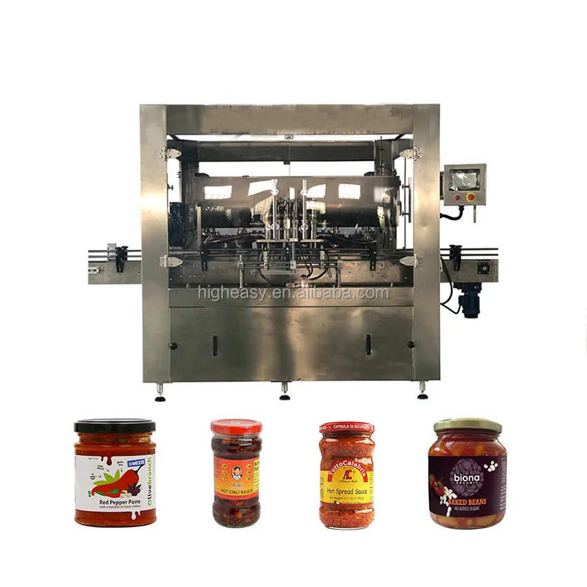Factory  price automatic bottle filling machine filling  line for detergent honey yogurt juice sauce