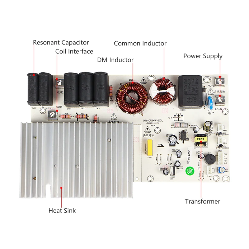 Black Half Bridge Inverter Smart Induction Cooktop with 2 Elements in 30cm