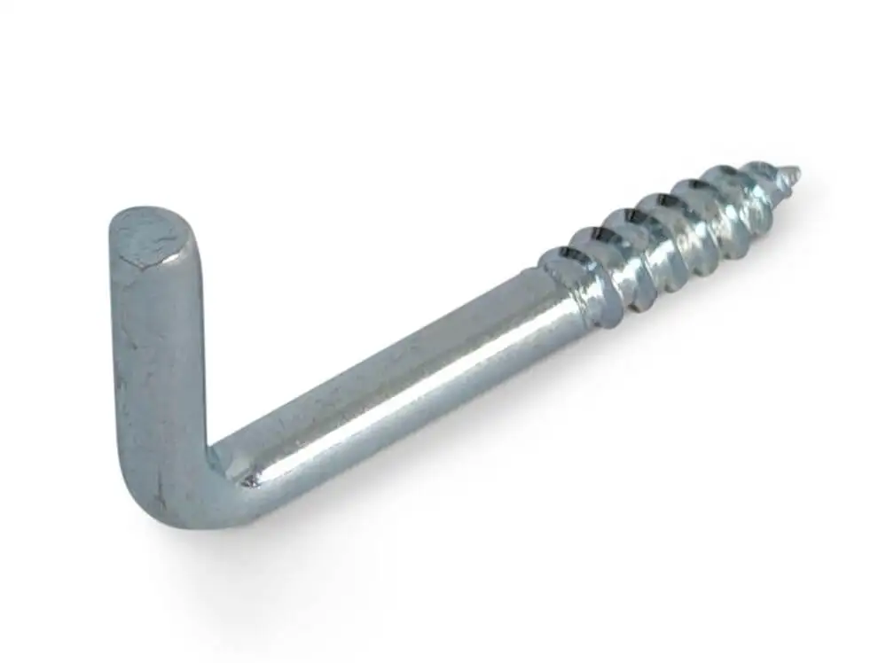 Durable Self-Tapping Stainless Steel Right Angle L-Shape Hook Screw
